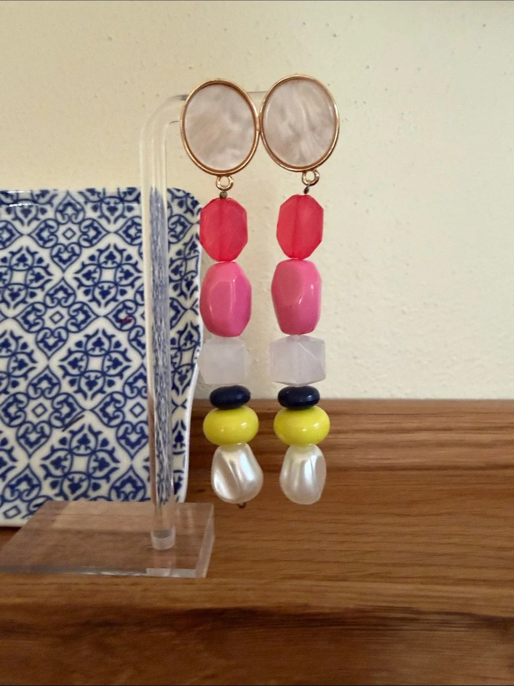 Sugarfix Colorful Multicolor Beaded Drop Earrings - Women Jewelry